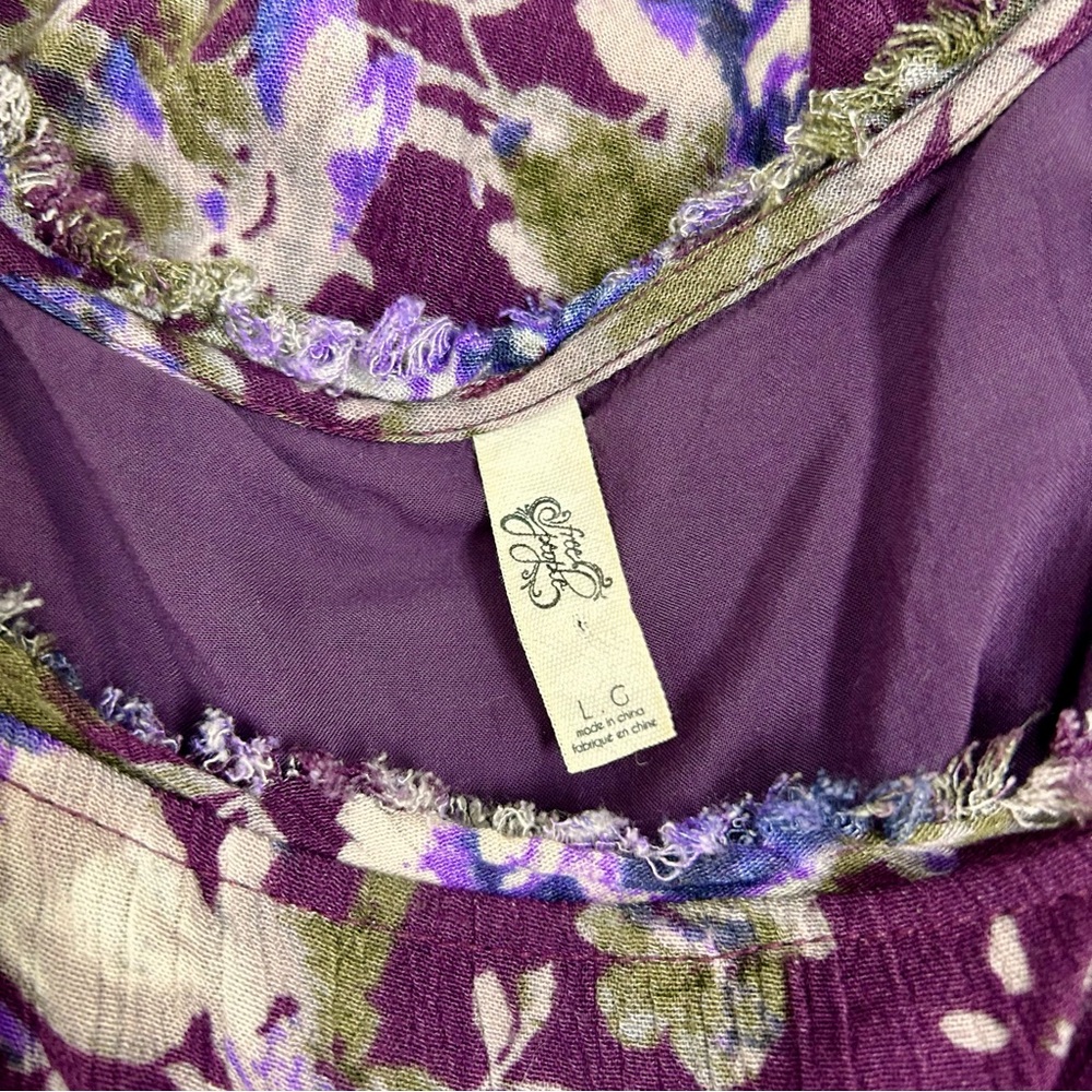 Free People Purple Heart of Gold Mini Dress - Picture 7 of 7